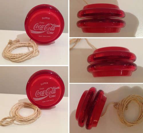 Rare SUPER RED COCA COLA COKE RUSSELL YO-YO South Africa issue from 1983