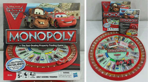 DISNEY PIXAR CARS 2 SPECIAL EDITION MONOPOLY