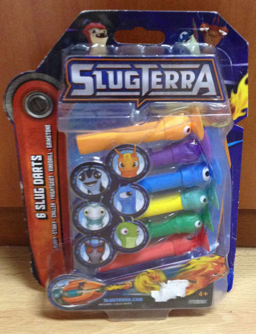 New SLUGTERRA SLUG DARTS 6 PACK SET mint on card - JAKKS toys