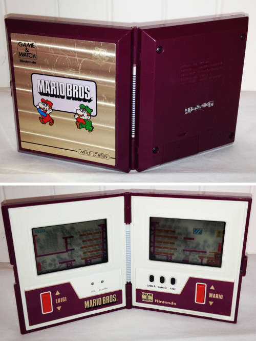 Mario Bros NINTENDO GAME & WATCH Console vintage 1983 100% complete