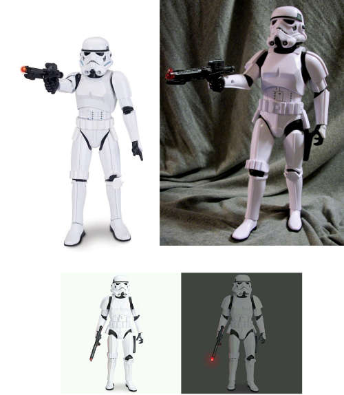 Disney Store Exclusive STAR WARS Talking Stormtrooper 13.5 inch 34cm tall figure doll