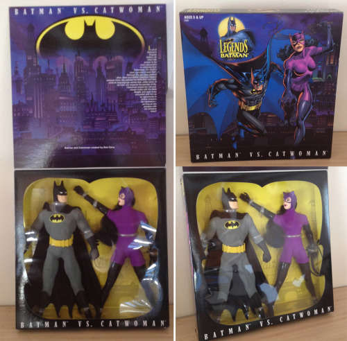 Batman Legends Batman and Catwoman 12 inch two doll collectors boxset - Kenner Toys