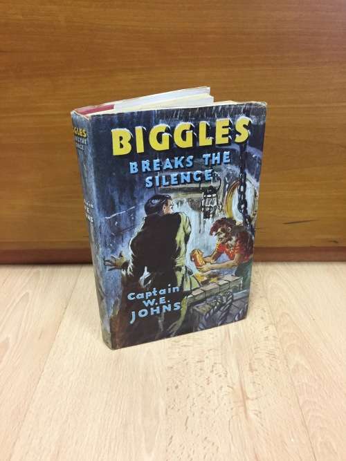 Biggles Breaks the Silence by Captain W E Johns 1st edition 5th Impression 1959 with Dust Jacket