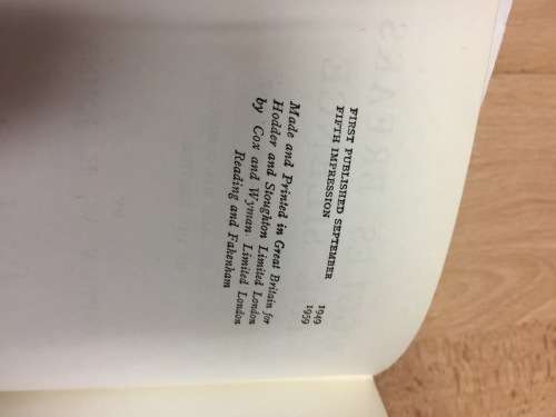 Biggles Breaks the Silence by Captain W E Johns 1st edition 5th Impression 1959 with Dust Jacket
