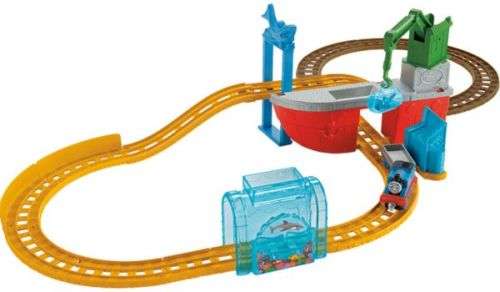 Thomas & Friends Collectible Railway Shark Exhibit Deluxe Set by Tomy Track Master