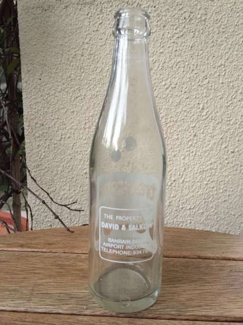 TROPICANA Glass Bottle DAVID and SALKOW Cape Town - 1980s