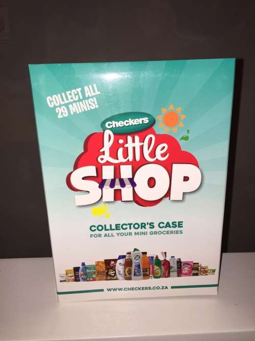 Checkers LITTLE SHOP 1 Collectors case with 27 of 29 mini brands !