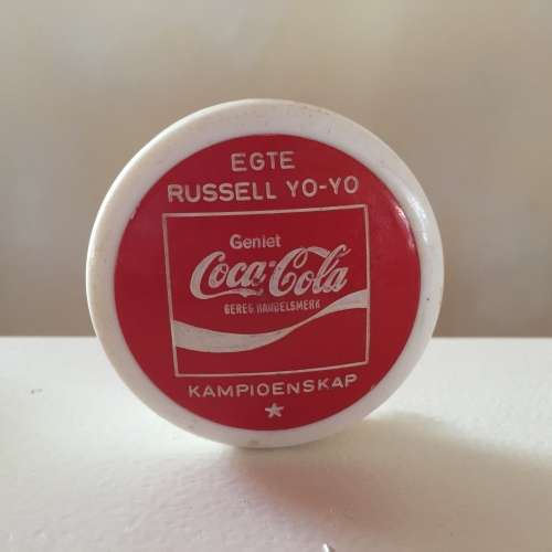 Super rare Coca Cola COKE Championship RUSSELL YO-YO English Afrikaans South Africa issue from 1976