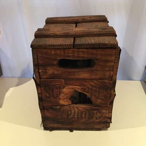 Vintage Schweppes Wordon and Pelgan Mineral Walter Historial Cape Town bottle and crate collection.