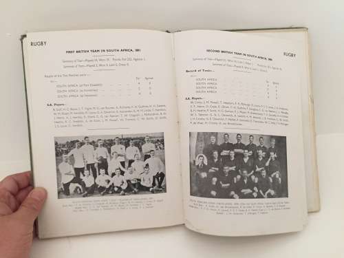 SPRINGBOKS Past and Present Book - Record of Men & Woman representing South Africa 1888 to 1947