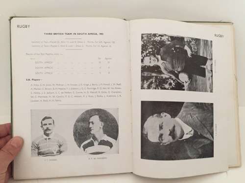 SPRINGBOKS Past and Present Book - Record of Men & Woman representing South Africa 1888 to 1947