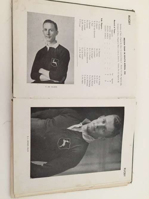 SPRINGBOKS Past and Present Book - Record of Men & Woman representing South Africa 1888 to 1947