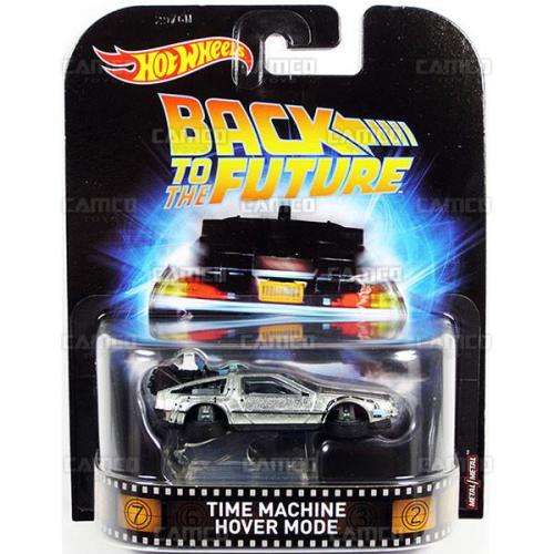 HOTWHEELS RETRO - BACK TO THE  FUTURE Part 2 movie Hover mode De Lorean 1:64 - 2017 edition