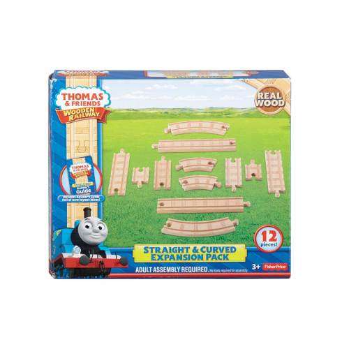 Thomas & Friends Wooden Railway STRAIGHT AND CURVED EXPANSION 12 TRACK PACK
