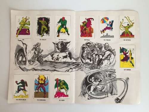 Extremely rare DC MARVEL SUPER HEROES SWOP SENSATION 1982 Colin Penn Promotions Durban South Africa