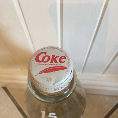 Rare vintage South Africa COCA COLA COKE 1980s to 1990s 1.5L Glass Bottle with original lid.