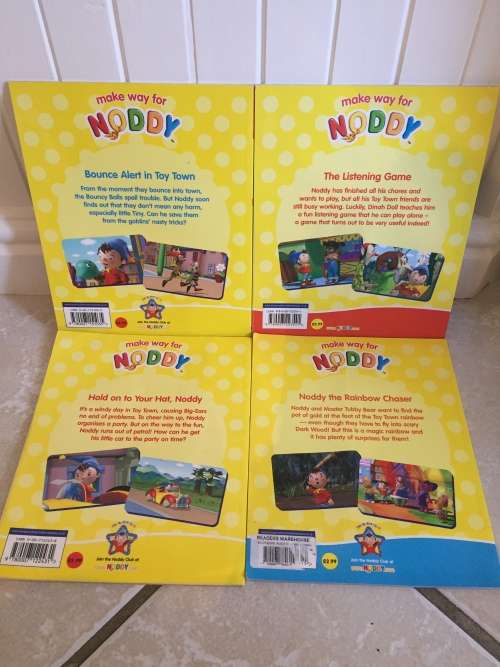NODDY book lot of 4 here come see Noddy series books.