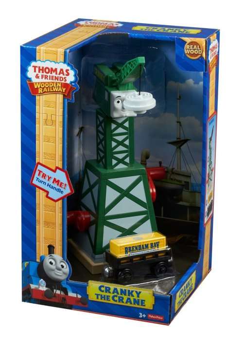 Thomas & Friends Wooden Railway Cranky The Crane Set