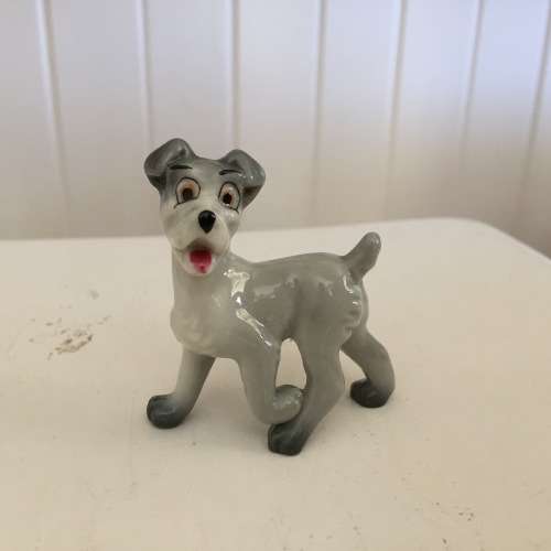 TWO Vintage WADE DISNEY FIGURES of LADY and the TRAMP - 1950s to 1980s - Wade England