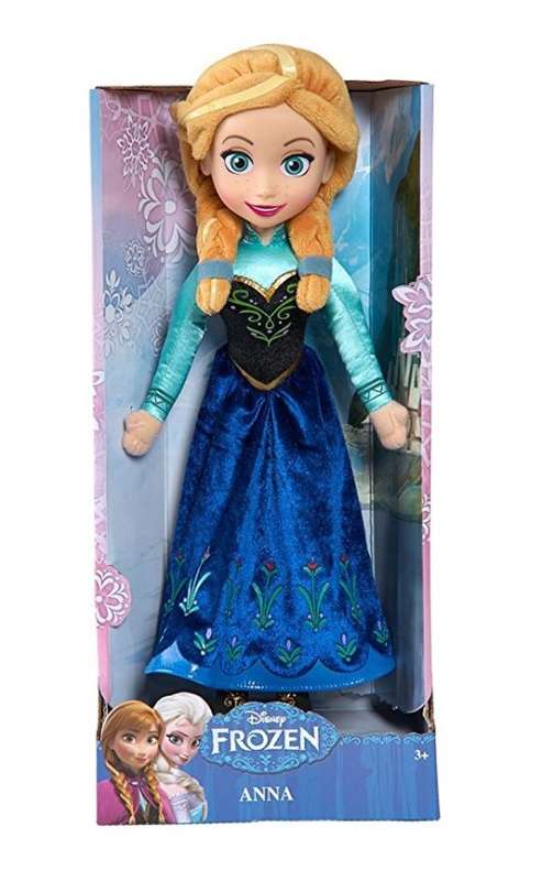 Disney licensed FROZEN ANNA Soft Doll - 38cm tall - mint in box