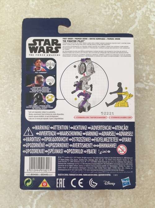 Star Wars Episode 7 Force Awakens TIE FIGHTER PILOT - mint on sealed card