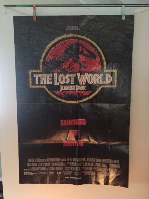 Vintage JURASSIC PARK movie Poster collection of all 3 movies.