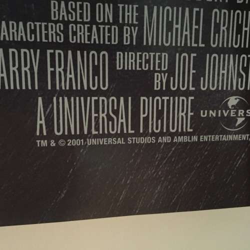 Vintage JURASSIC PARK movie Poster collection of all 3 movies.
