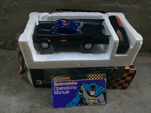 BATMAN 1960s TV SHOW BATMOBILE Remote Control car Azrak Hamway toys 1977 George Barris design