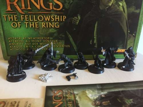 LORD OF THE RINGS Attack at Weather Top Metal Diecast Gaming Mini Figures - GAMES WORKSHOP Toys