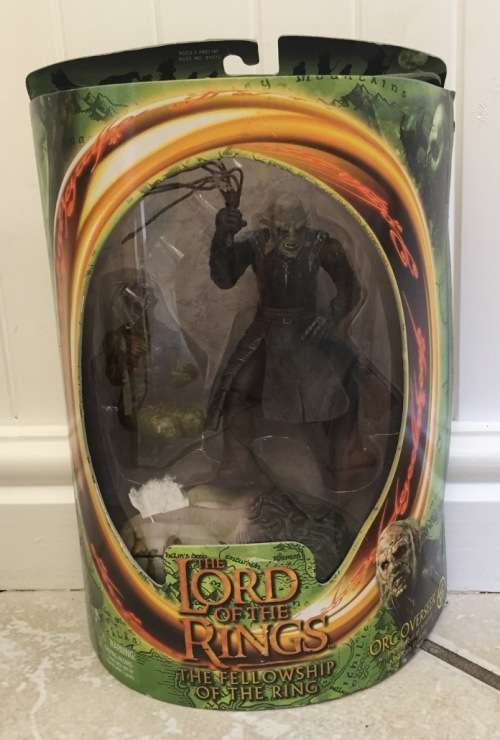 LORD OF THE RINGS ORC OVERSEER and NEWBORN URAK HAI Action Figure - TOYBIZ Toys