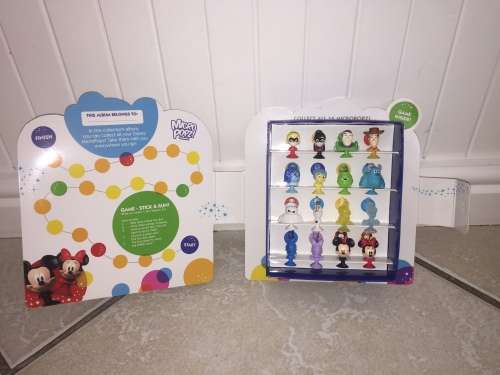 Disney MICRO POPS POPZ COMPLETE set OF 16 with Collectors Case South African issued - STIKEEZ LIKE