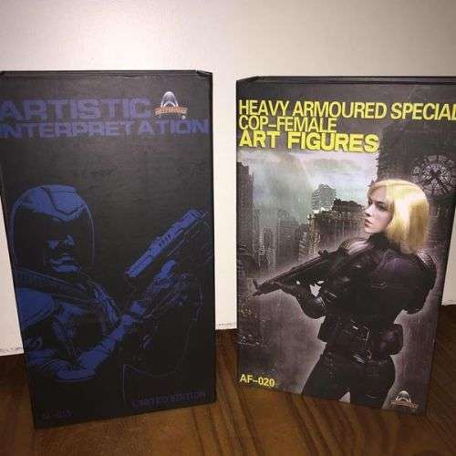 1/6 Art Figures JUDGE DREDD and ANDERSON Movie figure collection