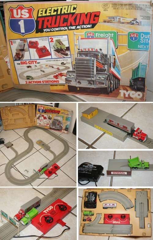 Extremely rare ELECTRIC TRUCKING set by TYCO early 1980s