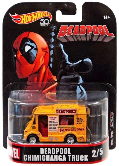 Hotwheels Hot Wheels Retro 2018 Entertainment series MARVEL Deadpool Chimichanga Truck