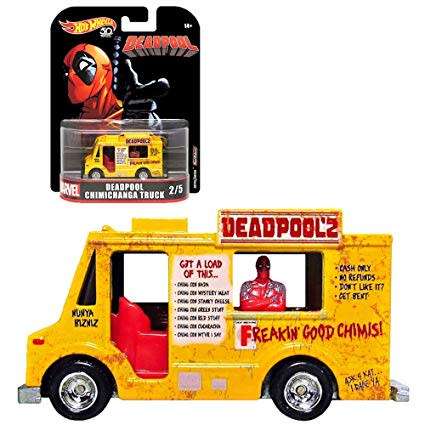 Hotwheels Hot Wheels Retro 2018 Entertainment series MARVEL Deadpool Chimichanga Truck
