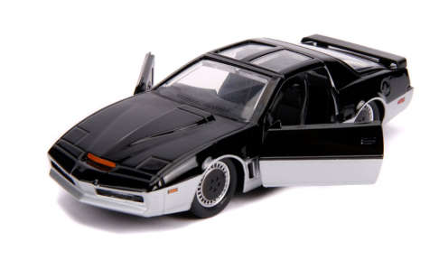 A lot of TWO KNIGHT RIDER KARR & KITT 2000 Diecast TWO model cars by Jada Toys 2017 1:32 scale mint