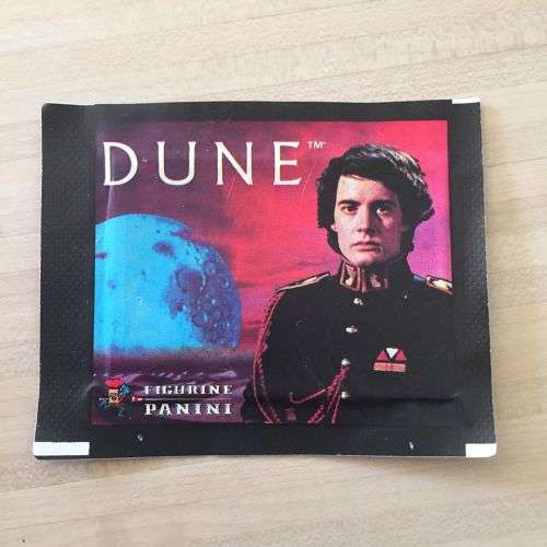 DUNE The Movie Memorabilia 5 Sticker packs sealed from 1984 by Panini Stickers Italy