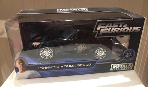 Jada toys FAST and Furious 1:24 scale Johnnys Honda S2000 mint in box