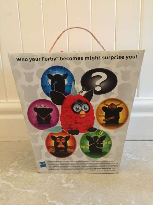 Hasbro FURBY RED AND BLACK  Interactive Plush Toy - New Mint in Box