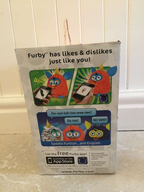 Hasbro FURBY RED AND BLACK  Interactive Plush Toy - New Mint in Box