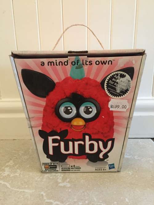 Hasbro FURBY RED AND BLACK  Interactive Plush Toy - New Mint in Box