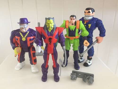 The JAMES BOND junior animated show Action Figure collection 1990s Hasbro toys