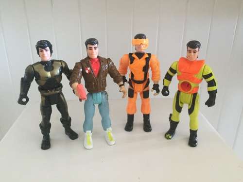 The JAMES BOND junior animated show Action Figure collection 1990s Hasbro toys