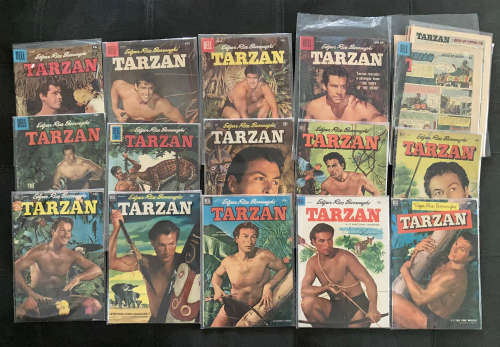 Tarzan vintage comic collection Golden Age 1952 to Bronze Age 1977 lot of 88 vintage comics