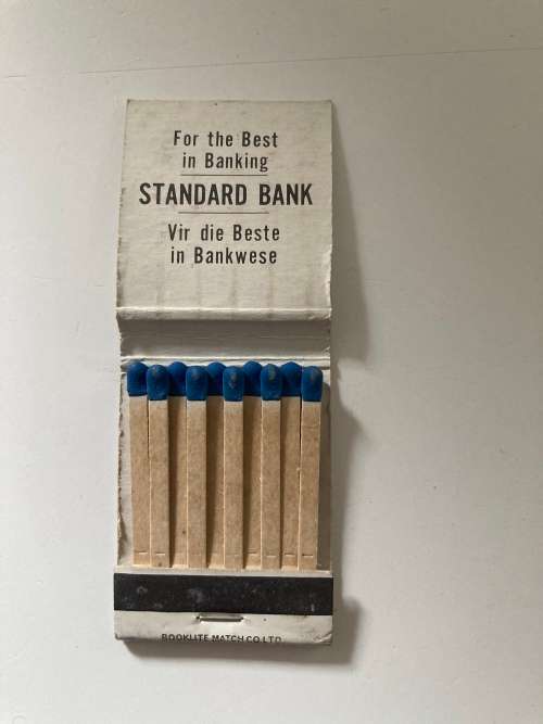 Standard Bank MATCHES - 1960s era