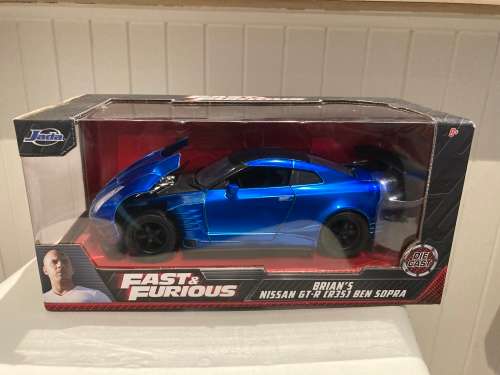 Jada toys FAST and Furious 1:24 Brian`s NISSAN GTR R35 Ben Sopra - mint in box