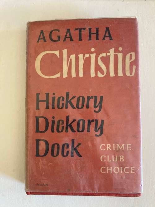 Agatha Christie Hickory Dickory Dock 1955 1st Edition with rare dust cover