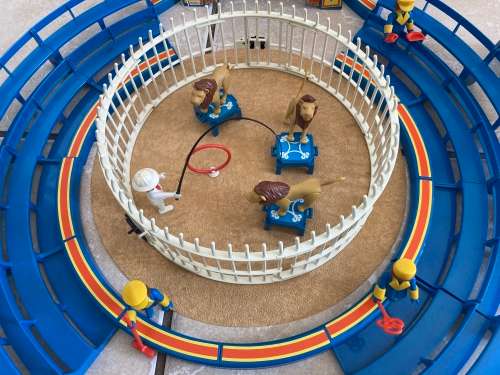 My vintage Circus Playmobil x 4 sets (made up of Four sets) early 1980s
