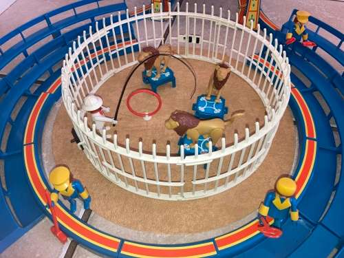 My vintage Circus Playmobil x 4 sets (made up of Four sets) early 1980s