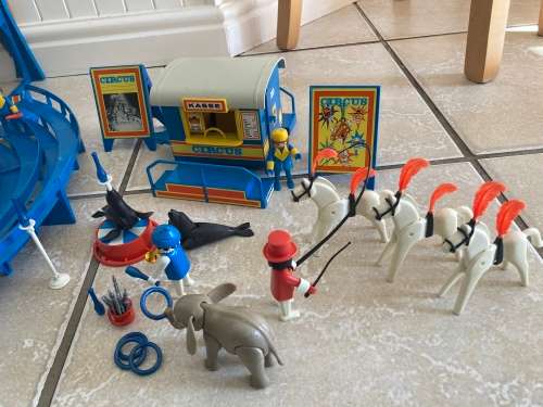 My vintage Circus Playmobil x 4 sets (made up of Four sets) early 1980s